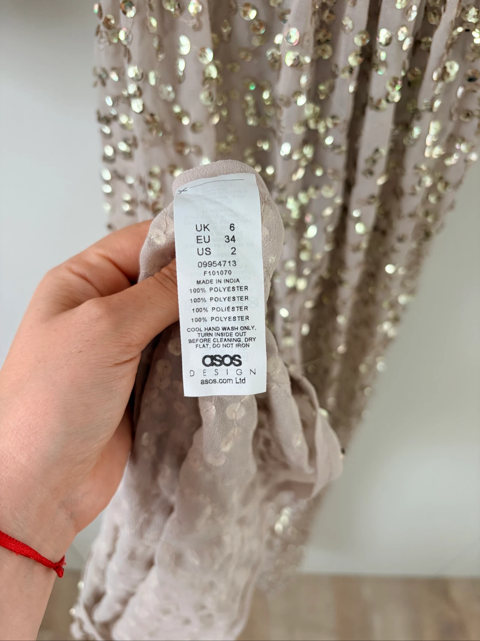 Macacão ASOS com lantejoulas douradas – novo com etiqueta – photo 7